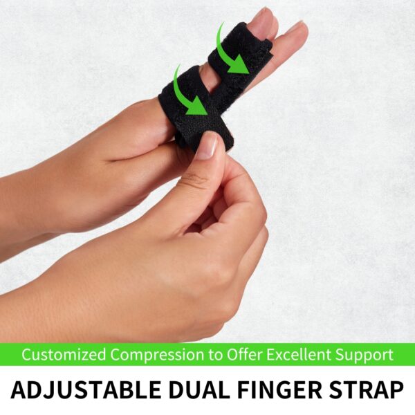 Curved Splint : Enhance Recovery with Spacer Fabric Finger Stabilizer - Image 4