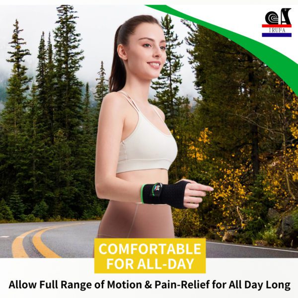 Adjustable Wrist Brace Night Support for Carpal Tunnel, Metal Splint & Therapeutic Cushion, Hand Brace for Pain - Image 7