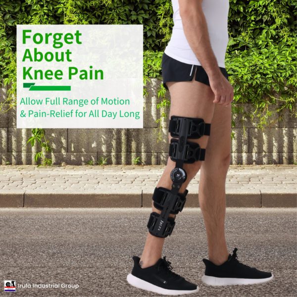 Hinged ROM Knee Brace, Post Op Medical Knee Stabilizer for Recovery Stabilization, ACL, MCL and PCL Injury - Image 6