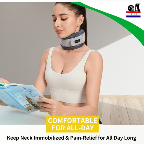 Spacer Fabric Neck Brace Cervical Collar for Relief of Cervical Spine Pressure for Women & Men - Image 6