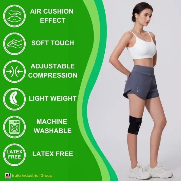 Adjustable Knee Brace Support for Arthritis ACL, MCL Pain Relief, Recovery and Sports - Image 4