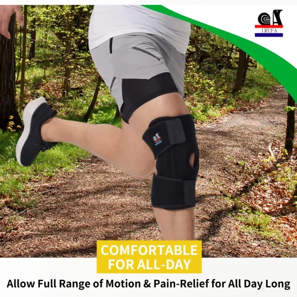 Orthopaedics Knee Brace for Women & Men with Side Stabilizers, Patella Pad Brace for Meniscus Tear, ACL, MCL Pain - Image 5