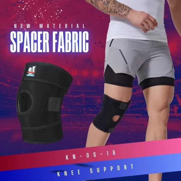 Wraparound Knee Brace Support for Arthritis ACL, MCL Pain - Adjustable Straps with Dual Side Stabilizers - Image 4