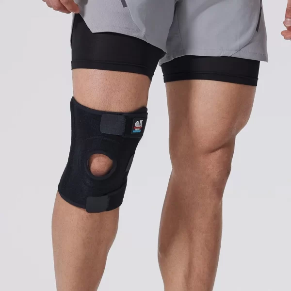 Wraparound Knee Brace Support for Arthritis ACL, MCL Pain - Adjustable Straps with Dual Side Stabilizers - Image 2