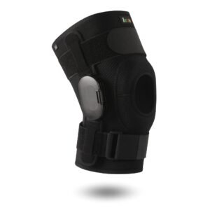 18【KN-SF-15 ROM3】Spacer Fabric ROM Hinged Knee Sleeve with Adjustable Straps