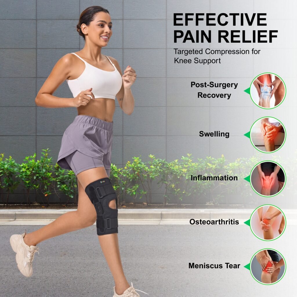 Spacer Fabric Hinged Knee Brace