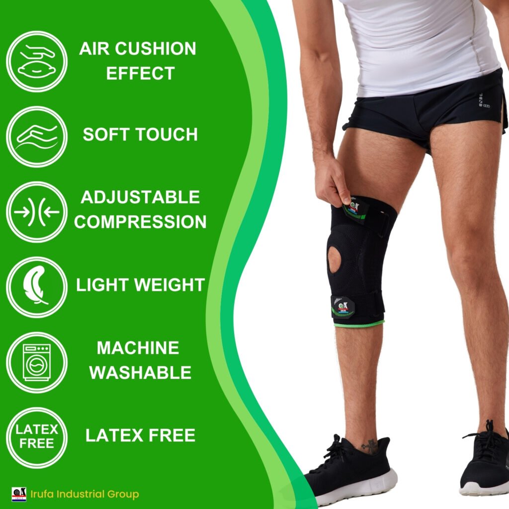 Spacer Fabric Hinged Knee Sleeve